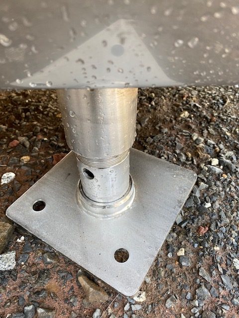 Stainless Steel Tank Base Plate - Barry Brown & Sons
