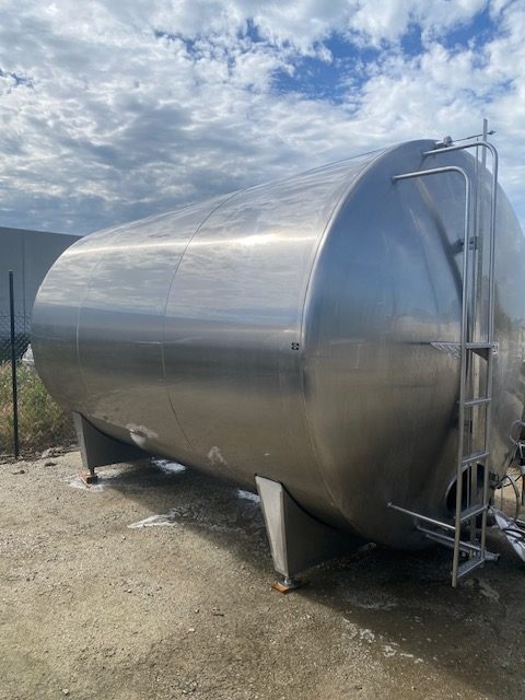 20,500lt Jacketed Stainless Steel Food Grade Tank
